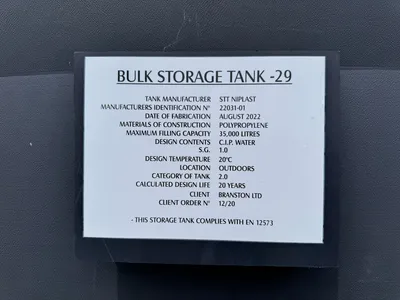 Used 2022 STT Nilplast 35,000 Litre Aluminum  Tanks GB | Perry Equipment #1517081