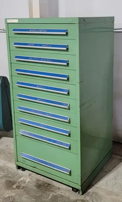 STANLEY VIDMAR 10 Drawer Storage Racks & Cabinets, Cabinet | Machinery Central (2)