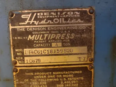 USED DENISON MULTIPRESS DF4C61C18A59S20