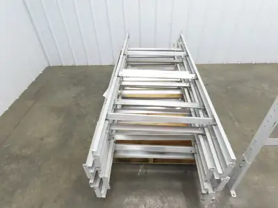 30"W Conveyor Leg Floor Support 66-5/8"-76-5/8"H  Lot of 10  White