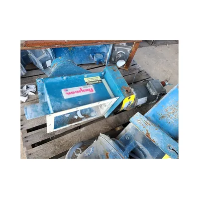 Used 2.5" Dia. Flexicon Flexscrew Conveyor Drive & Floor Hopper [PARTS]