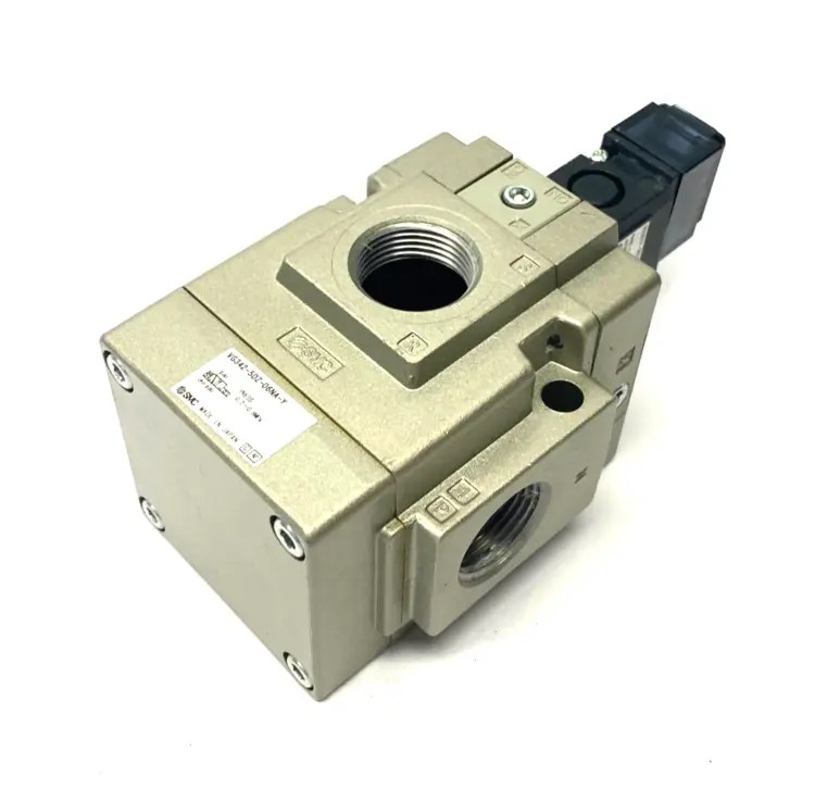 Used SMC PILOT POPPET SOLENOID VALVE 3-PORT 24VDC Solenoid Valves | Maverick Industrial Sales #1105628