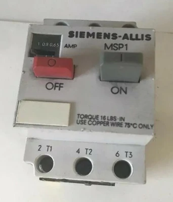 Used Siemens MSP10E Starters Indiana US | J&J Industrial Supply #515359