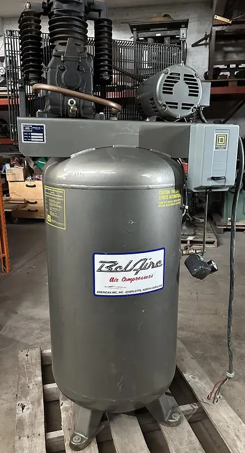 Used BELAIRE 318VL Tank Mounted Air Compressors Illinois US | Pleasant Street Machinery #1329607