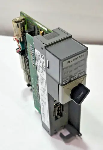 ALLEN BRADLEY SLC 500 1747-L532 SER D 1747L532 PROCESSOR MODULE 5/03 CONTROLLER