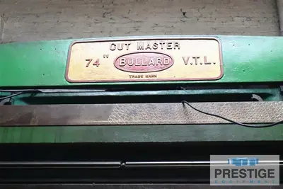 Used BULLARD 74 CUTMASTER Vertical Boring Mills (incld VTL) New York US | Prestige Equipment #1269518