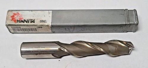 Hanita 3022 End Mill High Speed Steel 1 x 1 x 6 HSS Israel