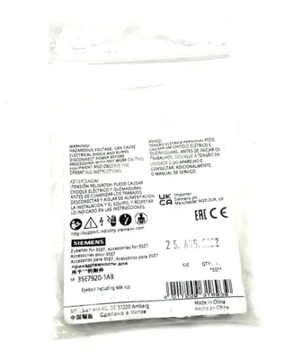 New | in-Stock SIEMENS STEEL EYEBOLT W/ M8 NUTS Bolts Michigan US | Maverick Industrial Sales #1091013