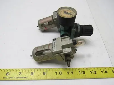 SMC AF20-N01-CZ & Al2000-N01-3C Filter Regulator Lubricator 1/8" NPT Ports