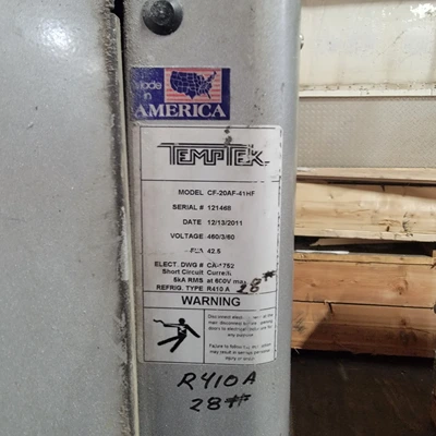 2011 TEMPTEK 20 TON CHILLER CF 20AF $1HF Extrusion Other, chillers | Mark One Machinery (2)