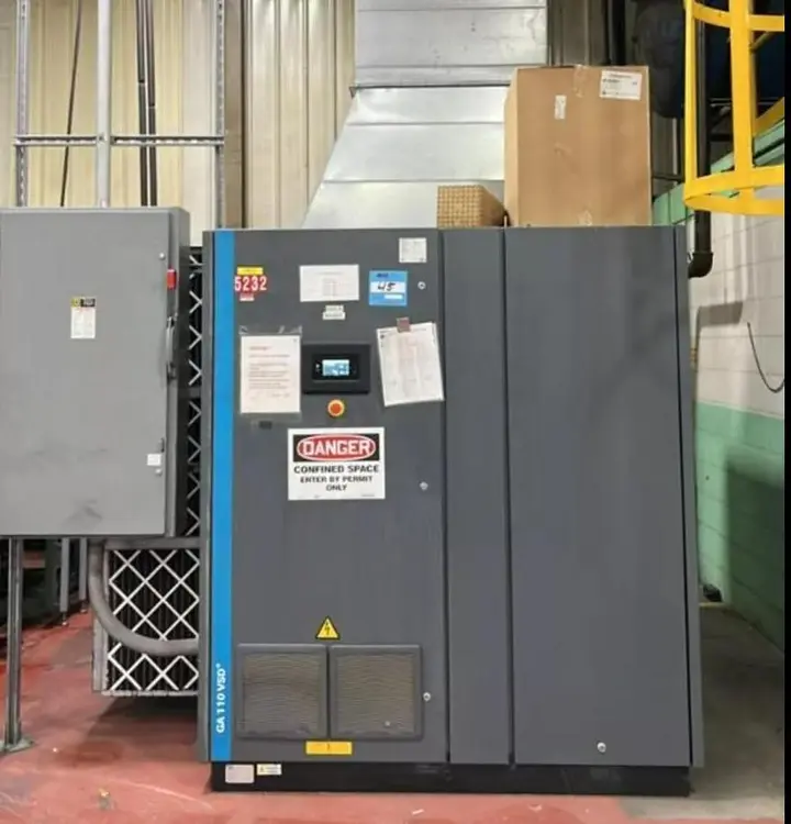 Used 2021 ATLAS COPCO GA110VSDA3 Air Compressors (Misc) Wisconsin US | Lemke Machinery Sales #1015362