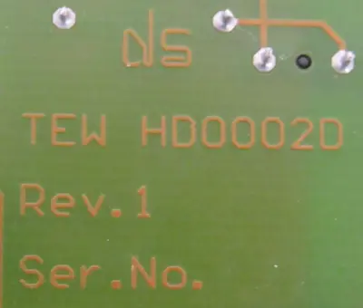 USED STRIKO TEW HD0002D MODULE REV. 1 TEWHD0002D