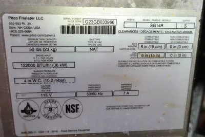 Used 2023 _UNKNOWN_ SG14R Cookers / Coolers / Fryers Texas US | OBR Equipment #1304891