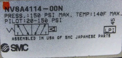 NEW SMC NV8A4114-00N VALVE NV8A411400N