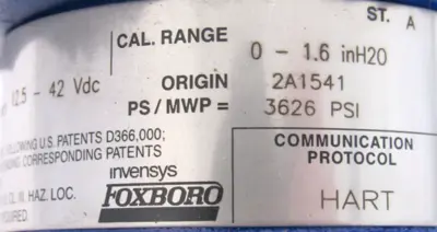 NEW FOXBORO IDP10-T22A01F-L1V PRESSURE TRANSMITTER IDP10T22A01FL1V
