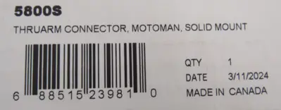 NEW TREGASKISS M58G1S MOTOMAN THRUARM CONNECTOR MA1440 AS-114-13 5800S