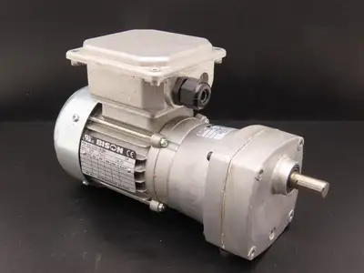 Bison 017-175-0025 Offset Parallel Gearmotor 0.08Hp 230VAC 25.2:1 Ratio 63rpm