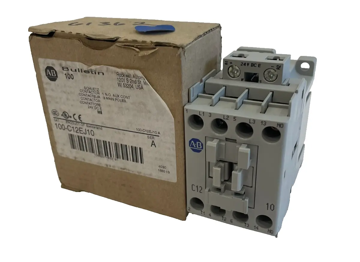 ALLEN BRADLEY 100-C12EJ10 CONTACTOR SER. A 100C12EJ10 NEW, SURPLUS