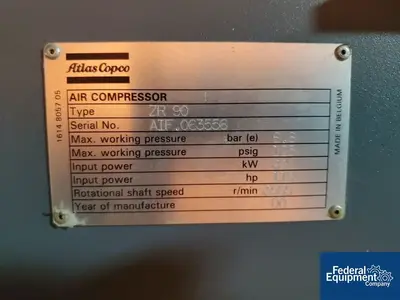USED Atlas Copco Atlas Copco Model ZR90 Air Compressor