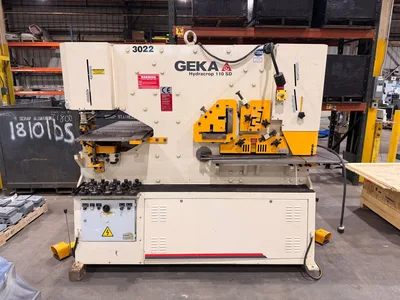 Used 2017 GEKA HYDRACROP 110 Ironworkers Wisconsin US | Revelation Machinery #1545666