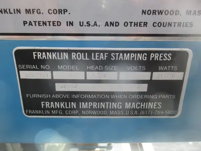 USED FRANKLIN 1020