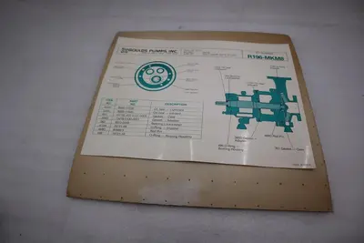 Goulds Pumps R196-MKM8 Maintenance Repair Kit - STOCK GF662