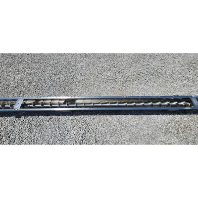 Used 6" Dia. X 46' L Conveyors Inc Stainless Steel Distribution Screw Conveyor