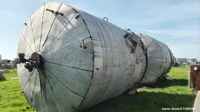 Used 10,000-Gallon Carbon Steel Tank – 12' Diameter, Insulated, Dished Top