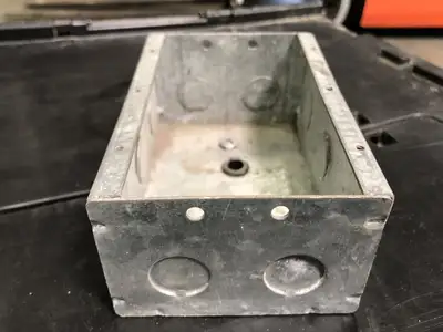 5.5x4" High Voltage Pre-Ganged Masonry Box