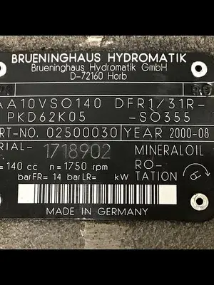 USED BRUENINGHAUS HYDRAULIK AA10VS0140DFRI/31R-PKD62K05 S0355