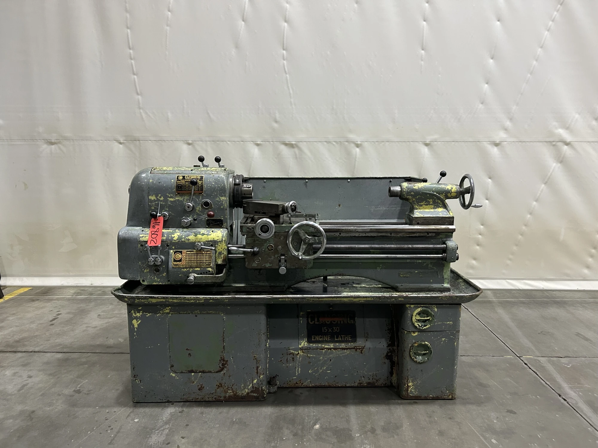 Clausing Lathe 15″x30″ Engine Lathe