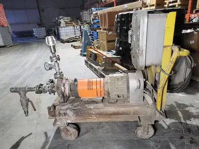 10HP Portable Pump Skid, Size 5.1 x 6.25, 120FT Head