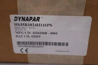 DYNAPAR HS35R1024H141PS HEAVY DUTY HOLLOWSHAFT ENCODER SERIES HS35R NEW #G143