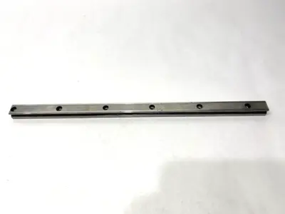N/A | Linear Guide Rail for Bearing Blocks 330mm Length 15mm Wide 12mm Height RUSTED - Used