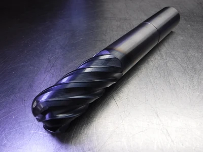 RME Inc. 1.5" 6 Flute Ballnose Carbide Endmill 10"OAL CL350-700 (LOC288B)