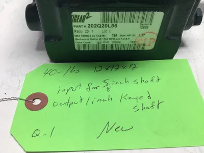 Dodge Tigear 202Q30L56 Right Angle Gear Reducer Ratio 20.1