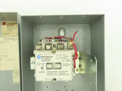 Cuttler Hammer 6710C54G31 ECL04C1A4A Lighting Contactor Electrical Enclosure