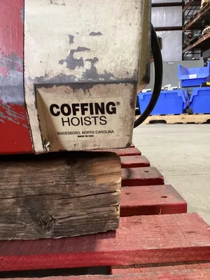 Coffing 1 Ton Hoist On Trolley 20′ WRT2010 3LH 230/460V