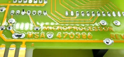 NEW MSA 470388 MICROPROCESSOR 470386 REV 1