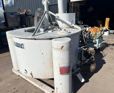 Tolhurst 48 x 24 Batch-O-Matic perforate basket centrifuge, 316L SS.
