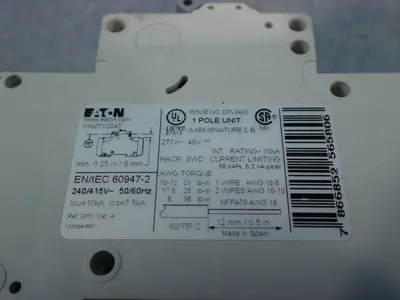 New | in-Stock EATON WMZT1D04T Circuit Breakers | HGR 24 #731971