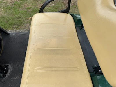 (1) 2015 E-Z-Go golf cart with a Kawasaki gas engine, includes Club canopy, ball washer, fold-down w...