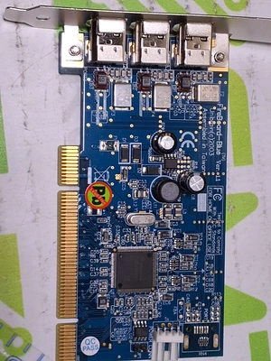 UNIBRAIN FIREBOARD BLUE 3-PORT VER. 1.1 PCI FIREWIRE CARD
