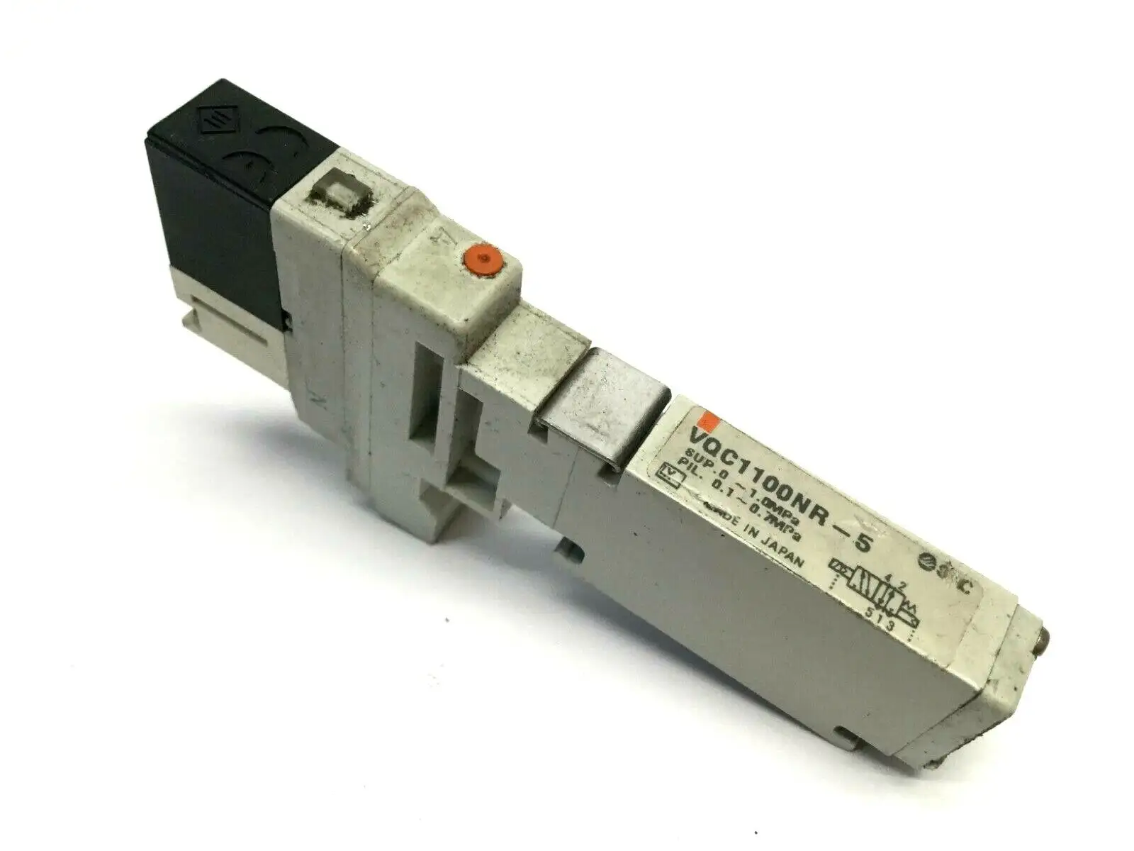 Used SMC Solenoid Valve, SUP. 0-1.0MPA, PIL. 0.1-0.7MPa Solenoid Valves Michigan US | Maverick Industrial Sales #1398154
