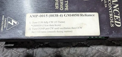 USED FADAL AMP-0015 (0038-4) GM4050/RELIANCE