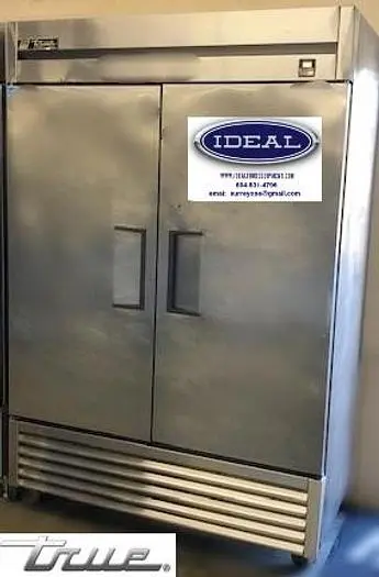 True 2 door upright freezer