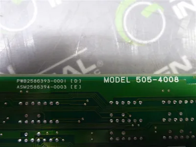 Siemens Simatic 505-4008 24 VAC Input Module PWB 2586393-0001 Rev. D Used
