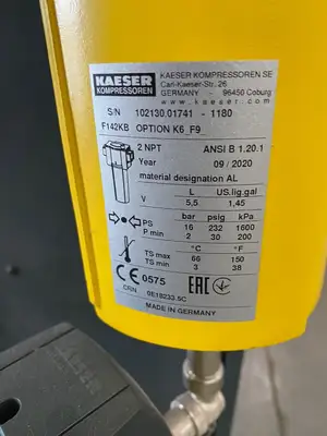 CSD 100 ST | Kaeser CSD100ST Rotary Screw Air Compressor, CSD-100S-T, ABT 125 (2021) - Used