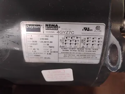 DAYTON 4GYZ7C General Purpose Motors | ESS Industrial Equipment Sales (5)