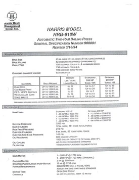 USED HARRIS HRB-918